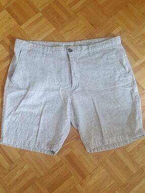 Goodfellow & Co Men's Linen Blend Light Gray Shorts
